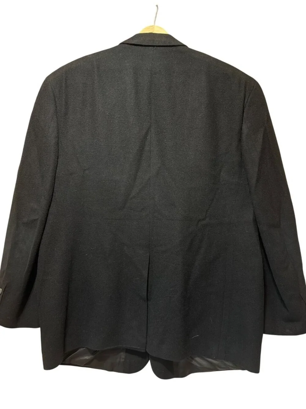Bill Blass Black Label Parisian Mens 100% Camel Hair Blazer Jacket Size 48R Vint